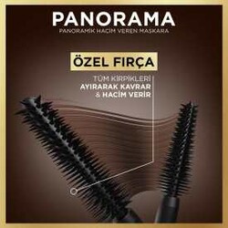 Loreal Paris Panorama Hacim Veren Maskara Dark Brown - Thumbnail