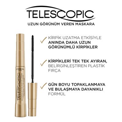 Loreal Paris Telescopic Black Maskara - 4