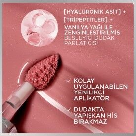 Loreal Paris Plump Ambition Hyaluron Lip Oil Besleyici ve Nemlendirici Dudak Parlatıcısı - 390 Cherry Cherie - 2