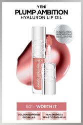 Loreal Paris Plump Ambition Hyaluron Nemlendirici Dudak Parlatıcısı - 601 Worth It - 2