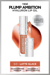 Loreal Paris Plump Ambition Hyaluron Nemlendirici Dudak Parlatıcısı - 641 Latte Glace - 2