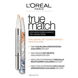 L'Oréal Paris True Match Göz Kremi İçeren Kapatıcı 1-2 R/C - Thumbnail