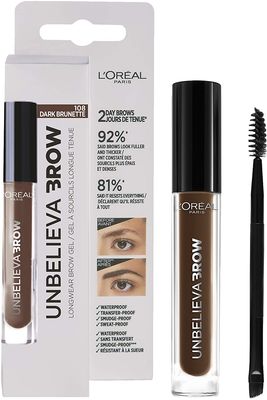 Loreal Paris Unbelieva Brow Uzun Süre Kalıcı Kaş Jeli 108 Dark Brunette - 1