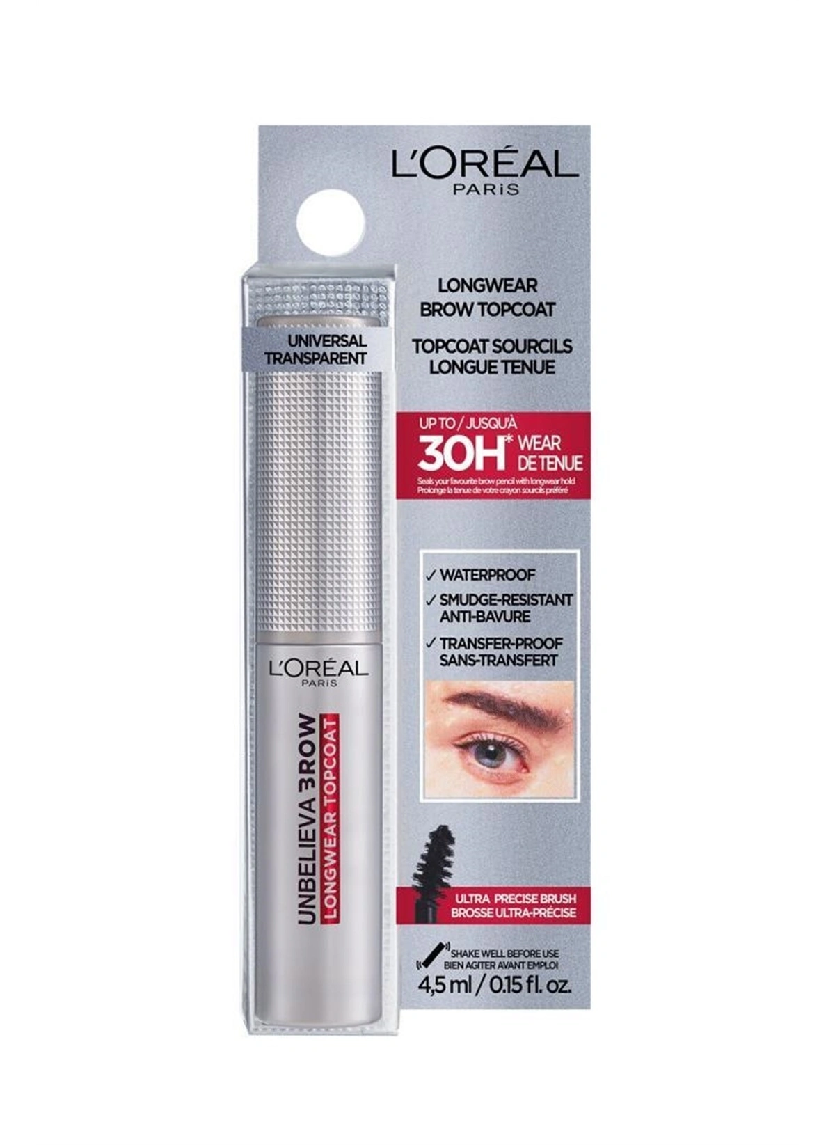 Loreal Paris - Loreal Paris Unbelieva Brow Longwear Topcoat Uzun Süre Kalıcı Şeffaf Kaş Jeli