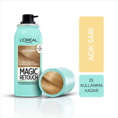 L'Oréal Paris Magic Retouch Beyazlar için Anında Kapatıcı Sprey Açık Sarı 75 ml - 2