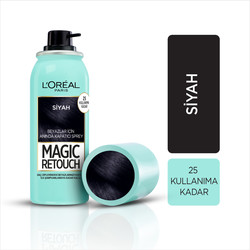 L'Oréal Paris Magic Retouch Beyazlar için Anında Kapatıcı Sprey Siyah 75 ml - 2