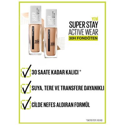 Maybelline New York 30H Superstay Fondöten 07