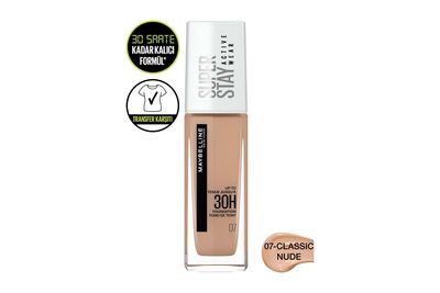 Maybelline New York 30H Superstay Fondöten 07