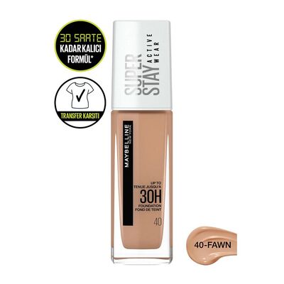 Maybelline New York 30H Superstay Fondöten 40 - 1