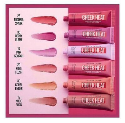 Maybelline Check Heat Jel Krem Allık 25 Fuchsia Spark - 3