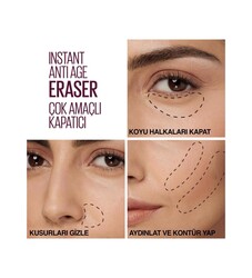 Maybelline New York New York Instant Anti Age Eraser Kapatıcı 121 Light Hone - 3