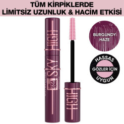 Maybelline New York Lash Sensational Sky High Burgundy Haze Maskara - 2