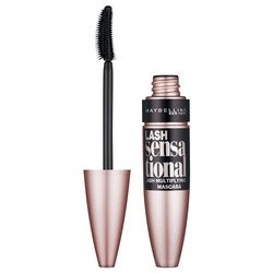 Maybelline New York Lash Sensational Yelpaze Etkili Intense Black Maskara - Ekstra Siyah - Thumbnail