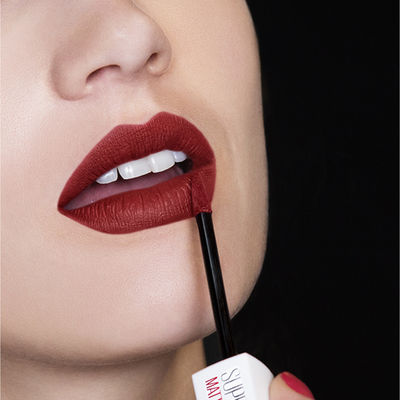 Maybelline New York Super Stay Matte Ink Likit Mat Ruj - 50 Voyager - 5