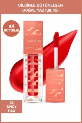 Maybelline New York Sunkisser Hazy Matte Likit Allık - 36 Spicy Red - Maybelline