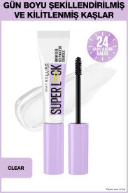 Maybelline Super Lock Brow Glue Kaş Sabitleyici Maskara - Clear - 1