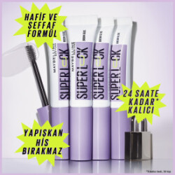 Maybelline Super Lock Brow Glue Kaş Sabitleyici Maskara - Clear - 2