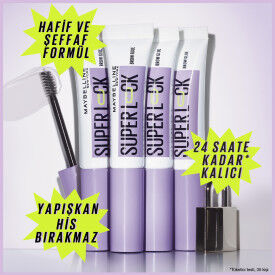 Maybelline Super Lock Brow Glue Kaş Sabitleyici Maskara - Clear - 2