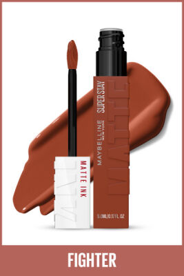 Maybelline Super Stay Matte Ink Likit Mat Ruj - 75 Fighter - Kahverengi - 2