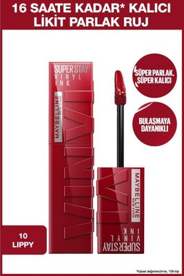 Maybelline Super Stay Vinyl Ink Ruj 10 Lippy