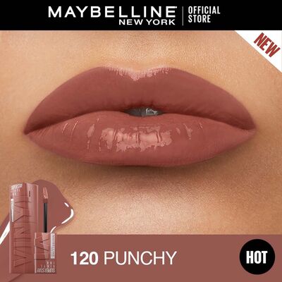 Maybelline Super Stay Vinyl Ink Ruj 120 Punchy - 2