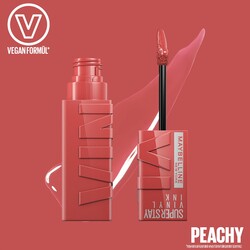 Maybelline Super Stay Vinyl Ink Ruj 15 Peachy - Thumbnail