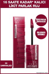 Maybelline Super Stay Vinyl Ink Ruj 30 Unrivaled - 1