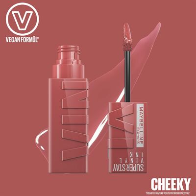 Maybelline Super Stay Vinyl Ink Ruj 35 Cheeky - 3