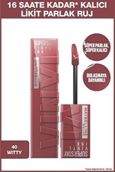 Maybelline Super Stay Vinyl Ink Ruj 40 Witty - Maybelline
