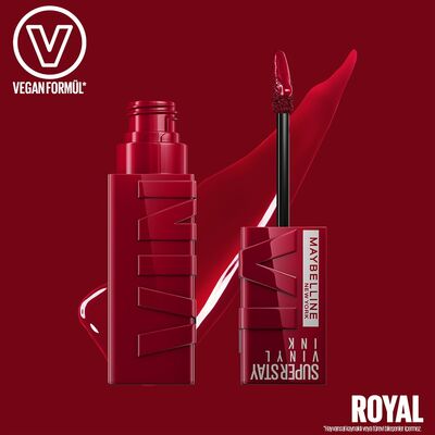 Maybelline Super Stay Vinyl Ink Ruj 55 Royal