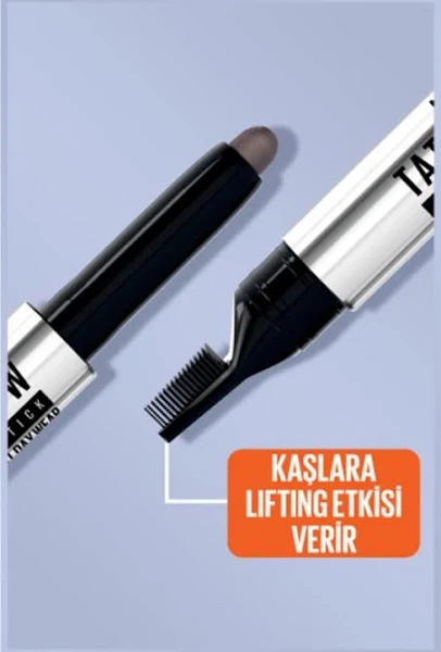 Maybelline Tattoo Brow Lift Stick Kaş Kalemi 04 Deep Brown - 3