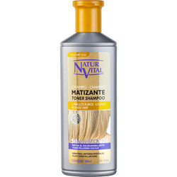 Natur Vital - Natur Vital Silver Blonde Shampoo- Gümüş ve Sarı Saçlar için Şampuan 300 ml