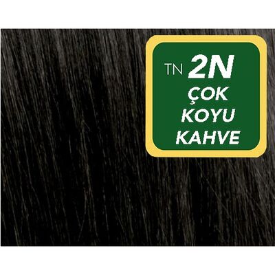 Natural Colors Organik İçerikli Saç Boyası 2N Çok Koyu Kahve