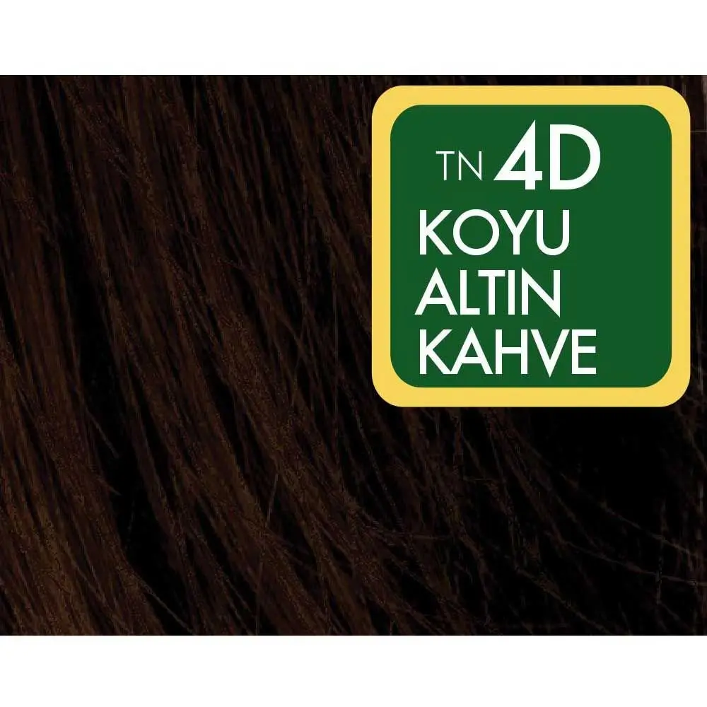 Natural Colors Organik İçerikli Saç Boyası 4D Koyu Altın Kahve - 2