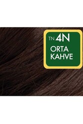 Natural Colors Organik İçerikli Saç Boyası 4N Orta Kahve - Thumbnail