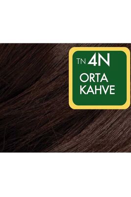 Natural Colors Organik İçerikli Saç Boyası 4N Orta Kahve - 2