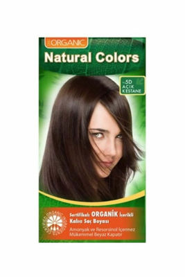 Natural Colors Organik İçerikli Saç Boyası 5D Açık Kestane