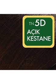 Natural Colors Organik İçerikli Saç Boyası 5D Açık Kestane - 2