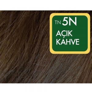 Natural Colors Organik İçerikli Saç Boyası 5N Açık Kahve