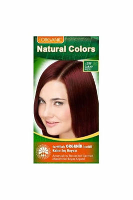 Natural Colors Organik İçerikli Saç Boyası 5RF Şarap Kızılı