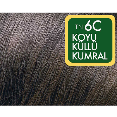 Natural Colors Organik İçerikli Saç Boyası 6C Koyu Küllü Kumral
