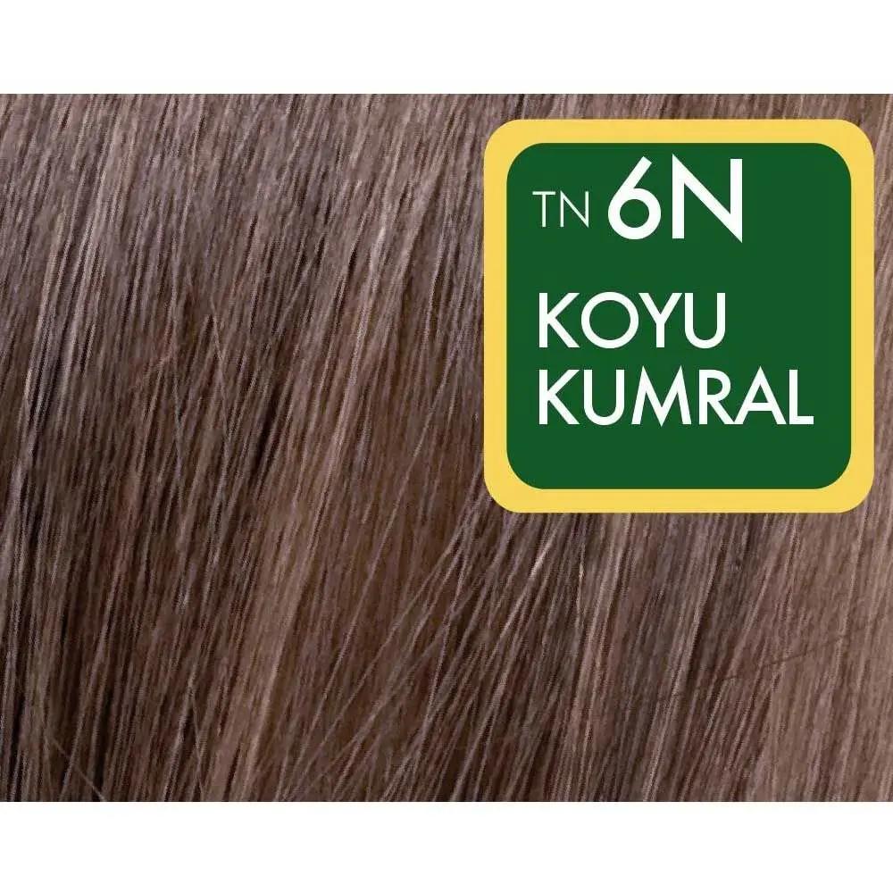 Natural Colors Organik İçerikli Saç Boyası 6N Koyu Kumral - 2