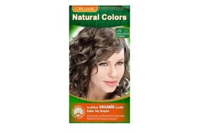 Natural Colors Organik İçerikli Saç Boyası 7C Orta Küllü Kumral