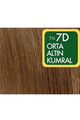 Natural Colors Organik İçerikli Saç Boyası 7D Orta Altın Kumral - 2