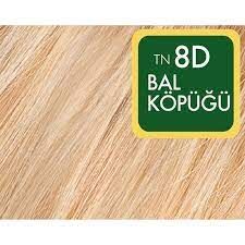 Natural Colors Organik İçerikli Saç Boyası 8D Bal Köpüğü