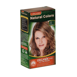 Natural Colors Organik İçerikli Saç Boyası 8N Açık Kumral - Thumbnail