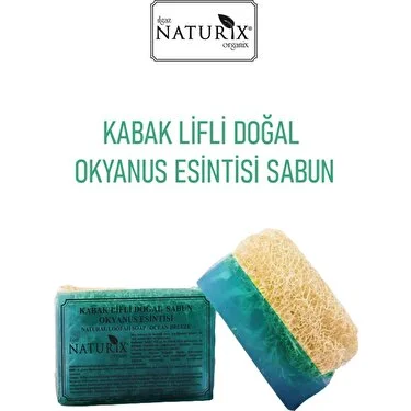 Naturix Kabak Lifli Doğal Okyanus Esintisi Sabun 130 g - Thumbnail