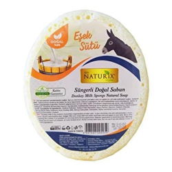 Naturix - Naturix Süngerli Doğal Eşek Sütü Sabun 150 g