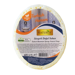 Naturix - Naturix Süngerli Doğal Turkish Hamam Sabun 150 g