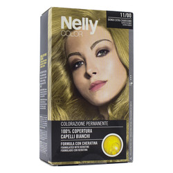 Nelly Professional - Nelly Color Hair Dye Super Blonde- Süper Sarı 11/00
